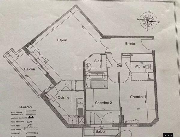 Vente Appartement 3 pièces 66 m2 à Gennevilliers