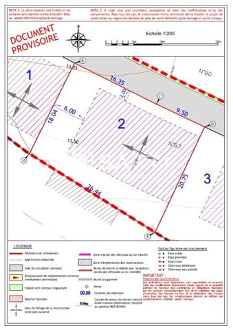 Terrain constructible et viabilisé 504m² proche RIA