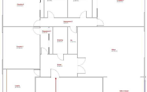 Appartement à vendre    5 pièces • 107,16 m2 Paris 11