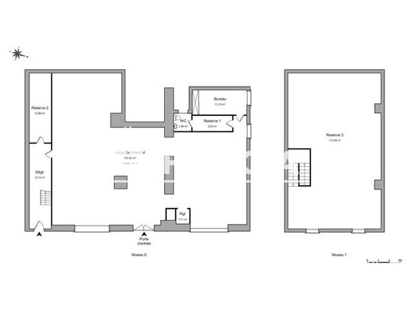 Location Local commercial 1 pièce 342 m² - 22 BOULEVARD DE LA REPUBLIQUE Vienne 38200