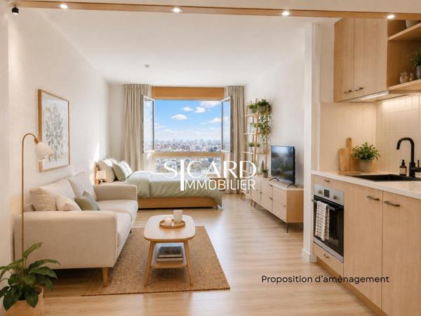 Studio vue panoramique Paris