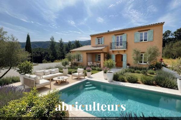 Terrain constructible 845m² viabilisé en vente à Rognes (13840)
