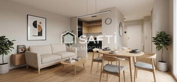 DUPLEX 96 m2 au sol T4 EN DERNIER ÉTAGE — 3 CHAMBRES, PARKING ET CAVE À SARTROUVILLE