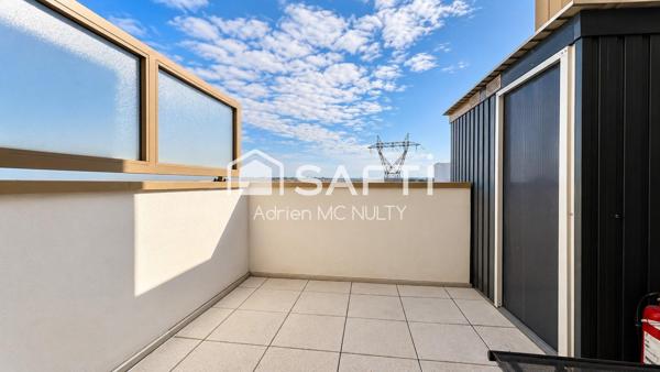 Duplex 80 m², rooftop, 3 chambres et 2 parkings