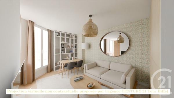 Appartement Studio à vendre  1 pièce - 21,90 m2 PARIS - 75007