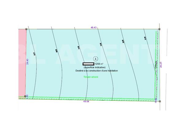 Terrain de 26 m² de facade avec vue imprenable sur la nature à 10 min de Coulommiers