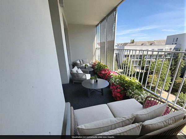 Appartement Nantes 2 pièces 48.58 m2, Nantes 44200
