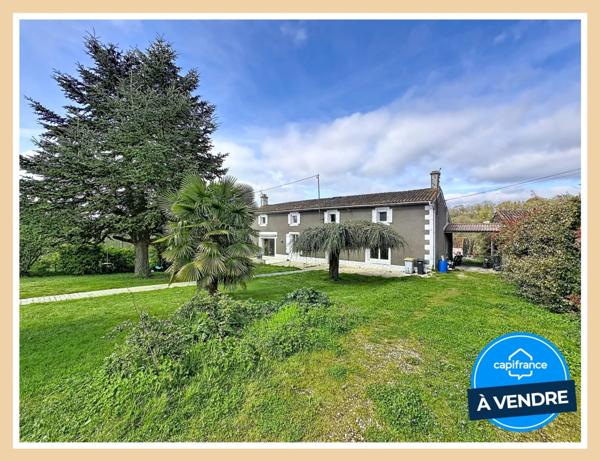 Maison à vendre 6 pièces proche de SAINT MAIXENT L'ECOLE (79)