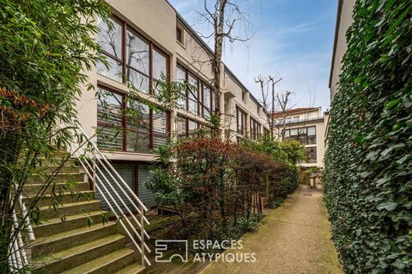 Type loft au dernier étage avec terrasse