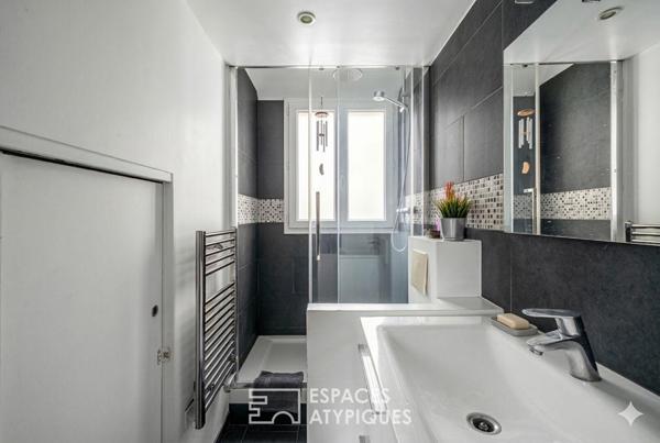 Type loft au dernier étage avec terrasse