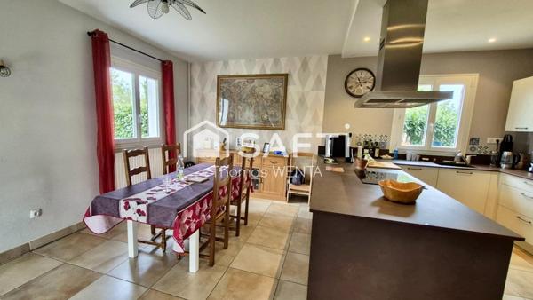 Maison familiale avec 4 chambre et un grand jardin