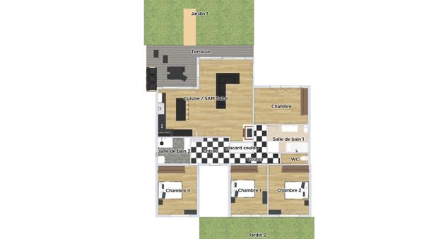 Location appartement 6 pièces 122 m² Chelles