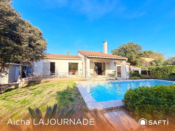 MAISON 150m2, 4 chambres, bureau, piscine, jardin!