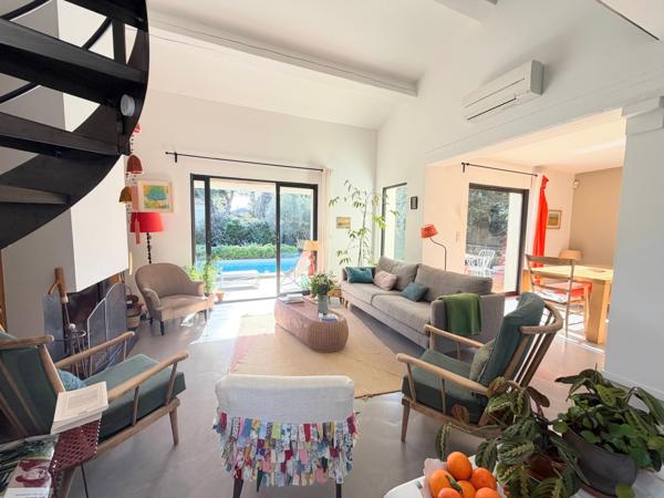 MAISON 150m2, 4 chambres, bureau, piscine, jardin!