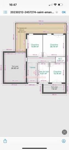 Maison à vendre 6 pièces de 165 m²