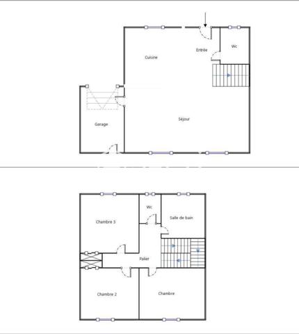 Maison moderne en R+1 pleine de charme