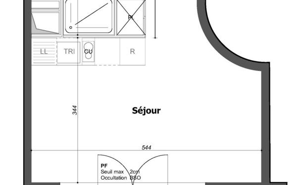 Appartement à vendre    1 pièce • 27,37 m2 Strasbourg