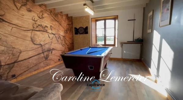 Dpt Sarthe (72), à vendre proche de Connerré FERMETTE en campagne 294 m² habitables , 6 chambres , terrain de 1500 M²