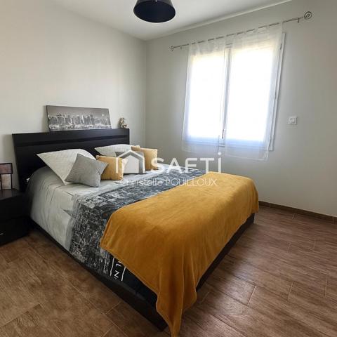 Maison, 3 chambres, jardin clos, terrasse et garage