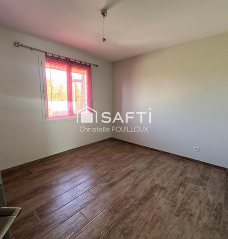 Maison, 3 chambres, jardin clos, terrasse et garage