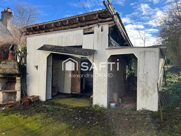 Maison construite dans les années 1945 avec 4 chambre et une parcelles de 650m2