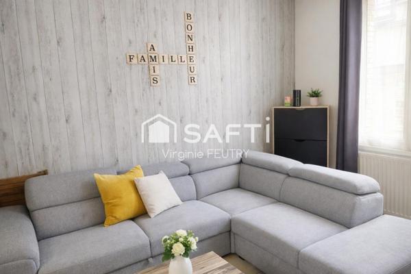 Charmante maison de ville 76m² cours privative et fort potentiel