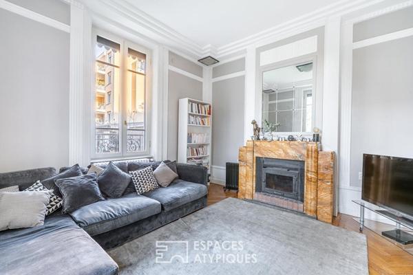 Maison ancienne avec jardin et piscine au calme d’une impasse