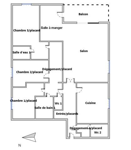 Lyon 5e – Point du Jour - Superbe appartement familial 5 pièces de 117 m² avec box