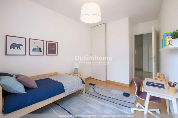 VENTE APPARTEMENT T3 60 M² – CARQUEFOU CENTRE (44470) | REZ-DE-JARDIN | TERRASSE 40 M² | GARAGE | DPE C