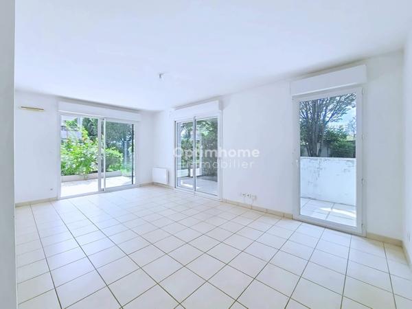 VENTE APPARTEMENT T3 60 M² – CARQUEFOU CENTRE (44470) | REZ-DE-JARDIN | TERRASSE 40 M² | GARAGE | DPE C