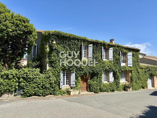 10 min OUEST CARCASSONNE - Maison de maître 185 m², garages sur terrain 465 m²