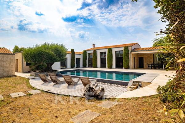 Villa d’exception à Dolus d’Oléron, 6 chambres et piscine à quelques pas des plages