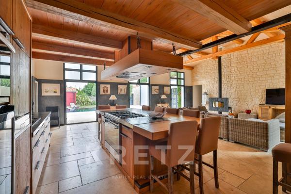 Villa d’exception à Dolus d’Oléron, 6 chambres et piscine à quelques pas des plages