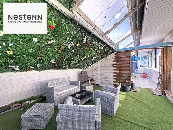 QUIMPER - KERFEUNTEUN CENTRE - Appartement de 4 ch et terrasse