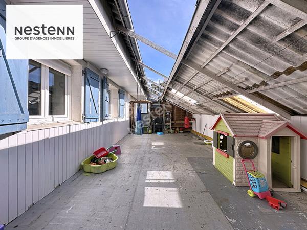 QUIMPER - KERFEUNTEUN CENTRE - Appartement de 4 ch et terrasse