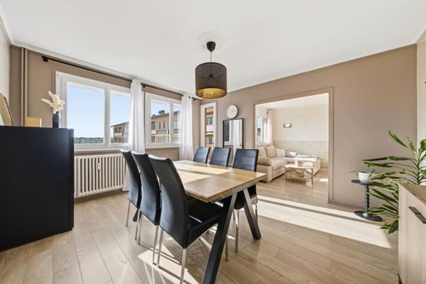 Exclusivité à Chatenoy Le Royal: bel appartement de 71.5m2, 2 à 3 chambres, balcon et cave proche des commodités