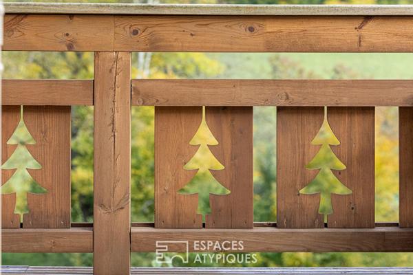 Chalet lumineux et modulable, un esprit scandinave au coeur du Doubs