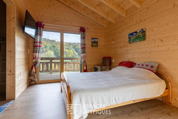 Chalet lumineux et modulable, un esprit scandinave au coeur du Doubs