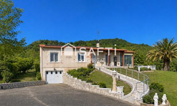 Maison a la campagne avec piscine.
