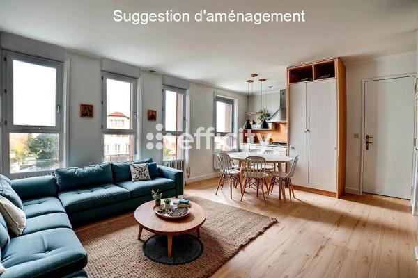 Appartement 2 pièces - 45 m² Exclusivité efficity