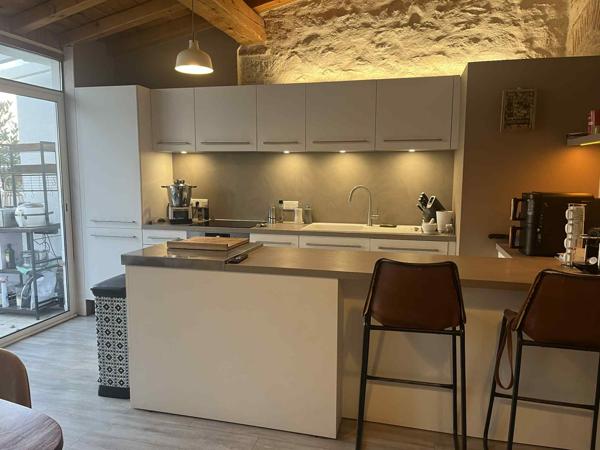 Villeneuve-sur-Lot (47300) Villeneuve sur lot, superbe maison de ville avec terrasse, jardinet et garage