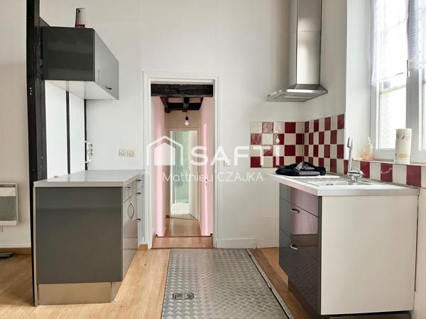 Appartement de 46m2 avec une place de parking privative.