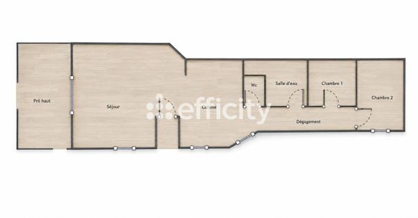 Maison
         3 pièces
        - 73 m² 190 900 € *