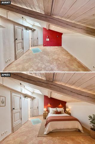 Fayence – Au cœur du village, dans une rue piétonne au calme

Et si vous découvriez bien plus qu’un appartement ?
Au cœur du vieux village de Fayence, cette maison de village de 61 m² habitables, organisée sur trois niveaux, offre une atmosphère rare, pleine de charme et d’authenticité.
Ici, pas de voisin au-dessus ni en dessous : une configuration qui procure une véritable sensation de maison, avec un espace de vie à chaque niveau.
Dès l’entrée, le charme opère.

Un premier niveau convivial et chaleureux : le niveau principal accueille une cuisine ouverte équipée, prolongée par un agréable espace salle à manger, la pièce bénéficie d’une cheminée à foyer fermé, idéale pour créer une ambiance chaleureuse et conviviale.

À l’étage : une véritable suite parentale, le niveau supérieur est entièrement dédié à une très belle chambre parentale, particulièrement lumineuse grâce à son puits de lumière et son Velux. Elle dispose également de sa salle d’eau, de WC et d’un espace dressing, offrant ainsi un véritable espace nuit indépendant et confortable.

En rez-de-village inférieur : un espace plein de caractère, le dernier niveau dévoile un magnifique espace tout en pierre, avec le charme de l’ancien et une cheminée à foyer ouvert.

Un lieu à imaginer selon vos envies :

• en salon cosy et chaleureux, pour profiter pleinement du caractère des lieux 
• ou en seconde chambre, offrant alors une configuration permettant de disposer de deux espaces nuit.

Cet espace bénéficie également d’un accès à une petite terrasse intimiste, parfaite pour installer une petite table et deux chaises et profiter tranquillement d’un café au soleil.

Un WC indépendant complète ce niveau.

Un bien atypique, authentique et modulable
Plus qu’un simple appartement, cette propriété séduit par sa configuration sur trois niveaux, son absence de voisin au-dessus et en dessous, ses éléments anciens, ses pierres apparentes et ses deux cheminées.

Avec ses 62 m², elle offre une distribution particulièrement bien pensée et une sensation d’espace qui se découvre véritablement lors de la visite.

Située dans une rue piétonne du vieux Fayence, vous profitez du calme tout en restant à proximité immédiate du cœur du village et des parkings.
Un bien idéal pour une résidence principale pleine de caractère, un pied-à-terre dans le Var ou un projet de résidence secondaire.

Une maison de village pleine d’âme, à découvrir sans tarder.

Certaines photographies ont fait l’objet d’une mise en scène virtuelle afin de permettre de mieux apprécier les différentes possibilités d’aménagement et de se projeter dans les lieux.