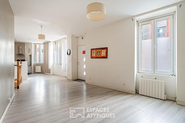 Duplex inversé au potentiel unique à Malakoff