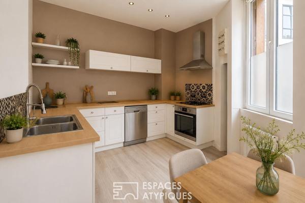 Duplex inversé au potentiel unique à Malakoff