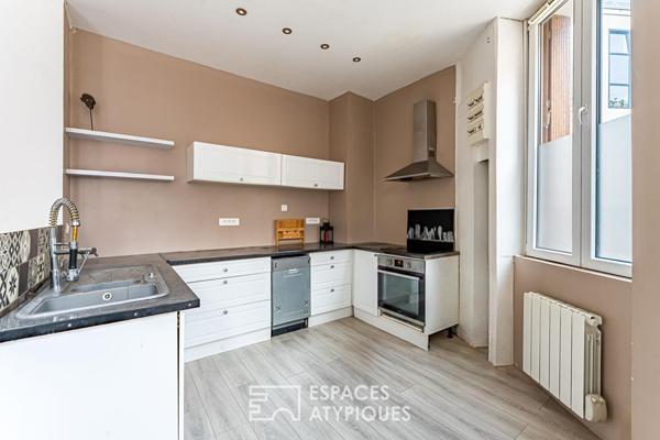Duplex inversé au potentiel unique à Malakoff