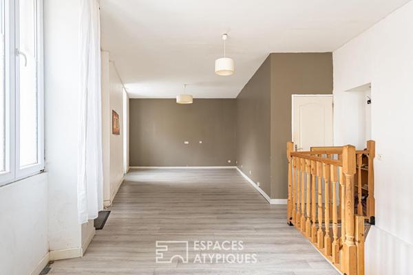 Duplex inversé au potentiel unique à Malakoff
