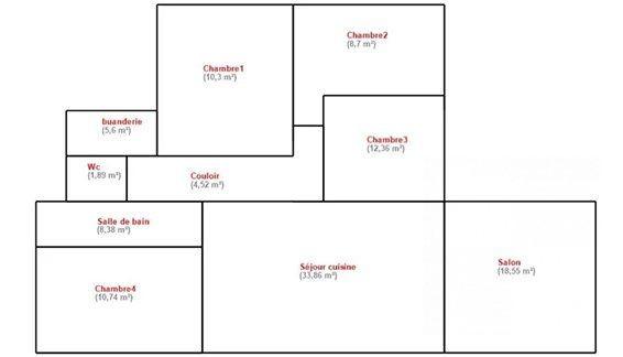 maison contemporaine 4 chambres