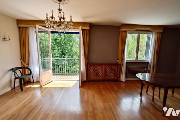 Appartement traversant 5 pièces, 72m², garage